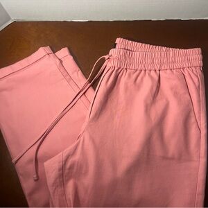 J. Crew Re-Imagined Women’s Blush Pink Pull On Cuffed Pants Size 12